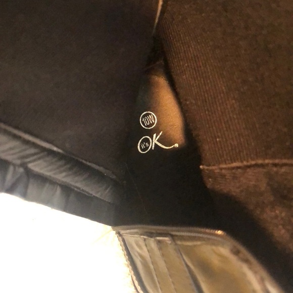 It’s OK Breanne Black Wide Width Riding Boot 10W NWOT - Picture 7 of 11